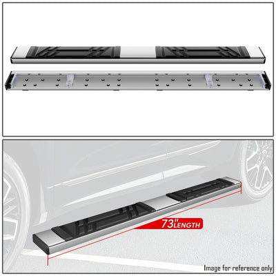 6.5 in. W Flat Step Bar Running Boards <br> 19-24 Chevrolet Blazer