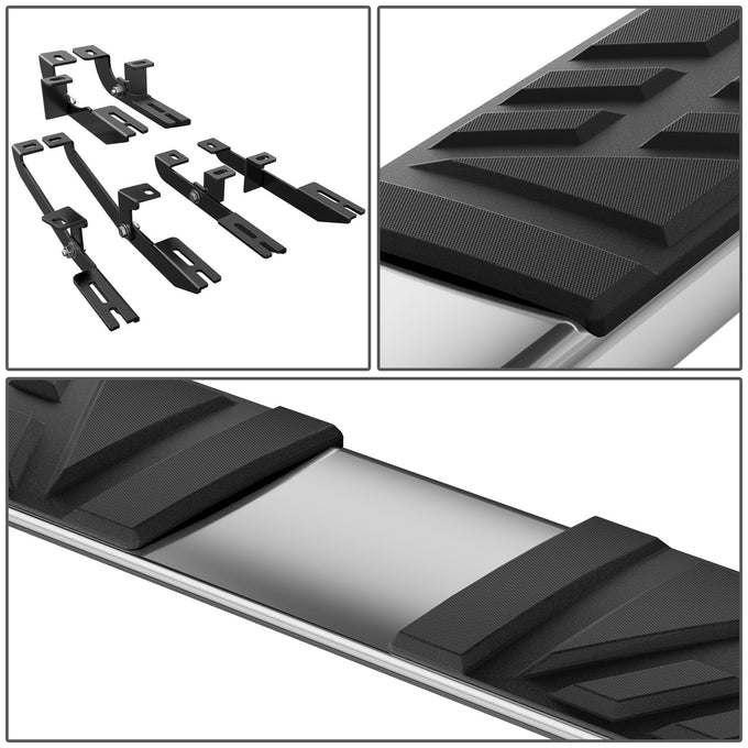 6.5 in. W Flat Step Bar Running Boards <br> 14-23 Jeep Cherokee
