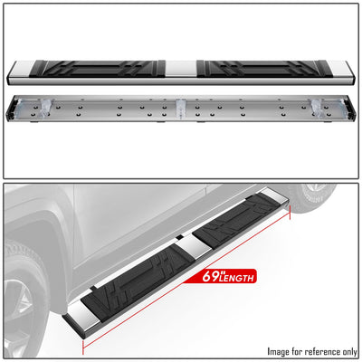 6.5 in. W Flat Step Bar Running Boards <br> 14-23 Jeep Cherokee