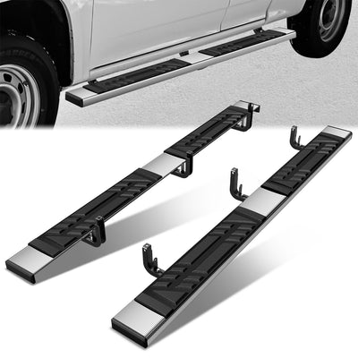 6.5 in. W Flat Step Bar Running Boards <br> 15-25 Chevy/GMC Colorado Canyon Crew Cab