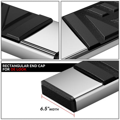 6.5 in. W Flat Step Bar Running Boards <br> 15-25 Chevy/GMC Colorado Canyon Crew Cab