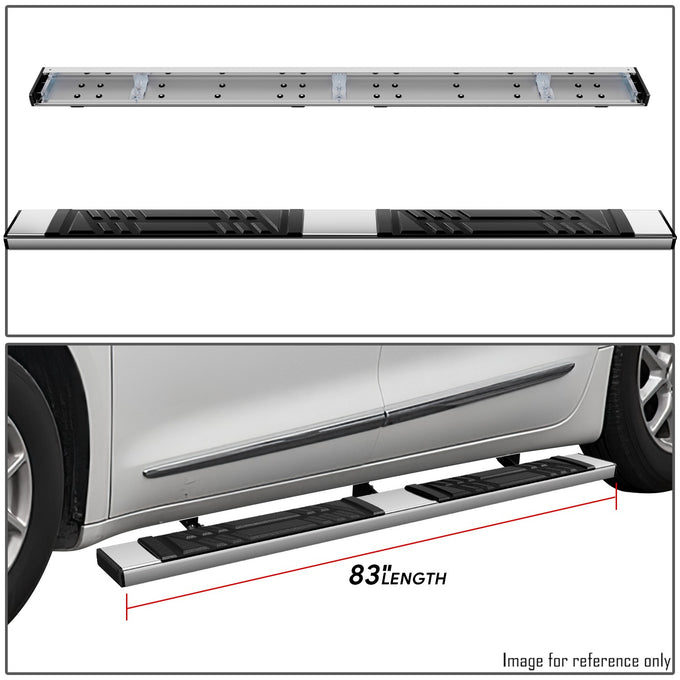 6.5 in. W Flat Step Bar Running Boards <br> 17-23 Chrysler Pacifica