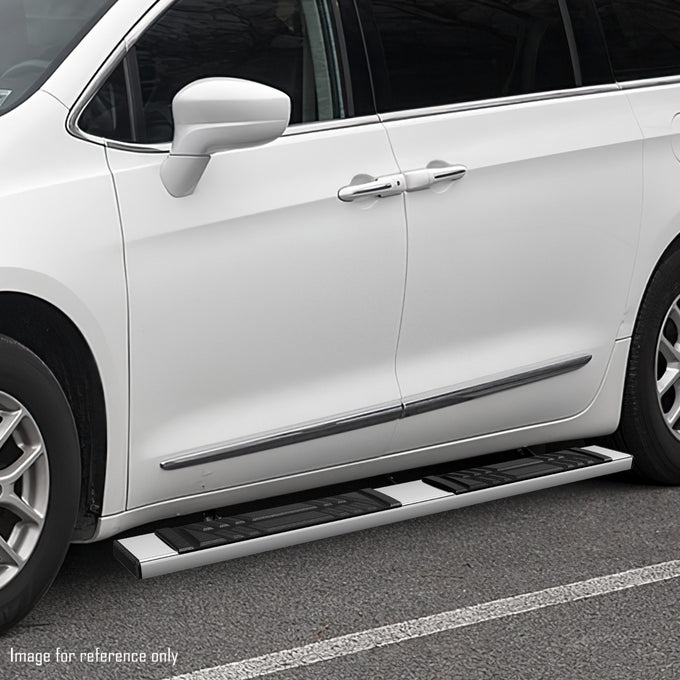 6.5 in. W Flat Step Bar Running Boards <br> 17-23 Chrysler Pacifica