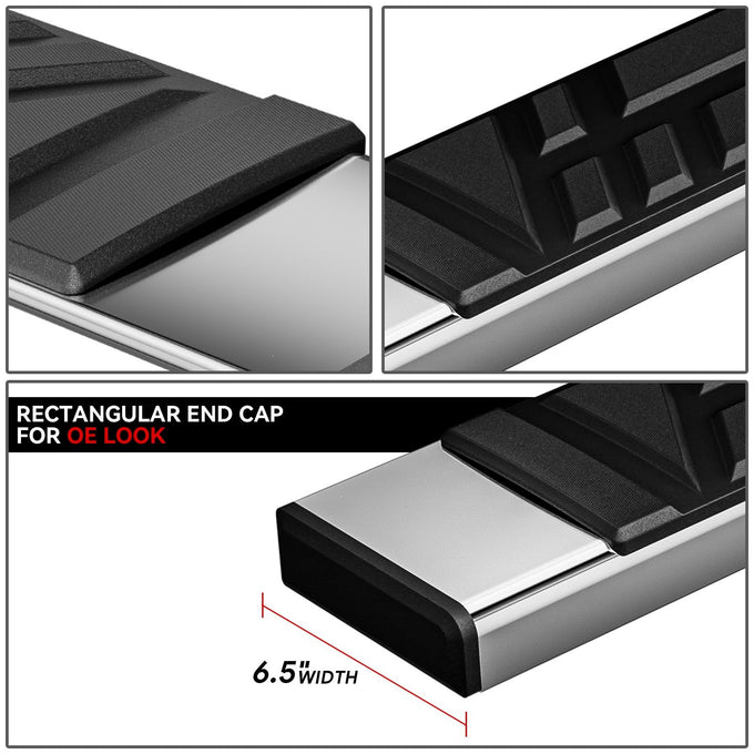 6.5 in. W Flat Step Bar Running Boards <br> 07-16 Honda CR-V