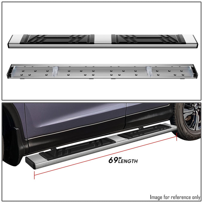 6.5 in. W Flat Step Bar Running Boards <br> 07-16 Honda CR-V
