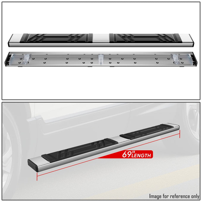 6.5 in. W Flat Step Bar Running Boards <br> 17-22 Honda CR-V
