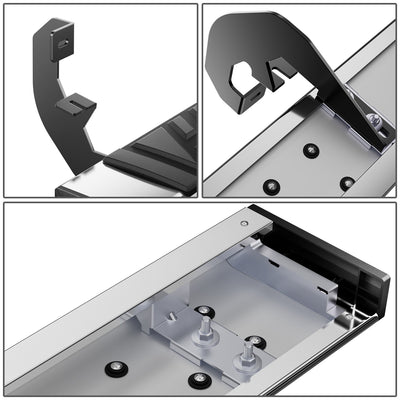 6.5 in. W Flat Step Bar Running Boards <br> 19-24 Chevy/GMC Silverado Sierra 1500 2500 3500HD Extended Cab