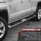 6.5 in. W Flat Step Bar Running Boards <br> 19-24 Chevy/GMC Silverado Sierra 1500 2500 3500HD Extended Cab