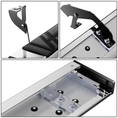 6.5 in. W Flat Step Bar Running Boards <br> 99-14 Chevy/GMC Silverado Sierra 1500 2500 Standard Cab
