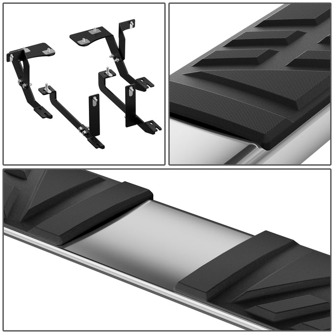 6.5 in. W Flat Step Bar Running Boards <br> 18-25 Chevy Equinox