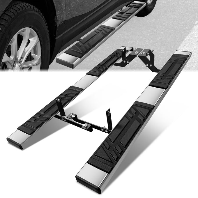 6.5 in. W Flat Step Bar Running Boards <br> 18-25 Chevy Equinox