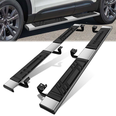 6.5 in. W Flat Step Bar Running Boards <br> 20-25 Ford Explorer, Lincoln Aviator