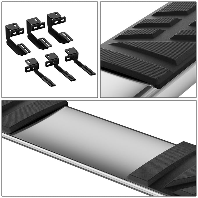 6.5 in. W Flat Step Bar Running Boards <br> 20-25 Ford Explorer, Lincoln Aviator