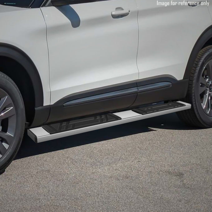 6.5 in. W Flat Step Bar Running Boards <br> 20-25 Ford Explorer, Lincoln Aviator
