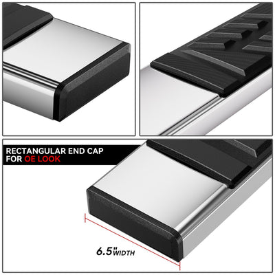 6.5in. Running Boards Step Nerf Bar <br>04-14 Ford F150 Lincoln Mark LT Crew Cab
