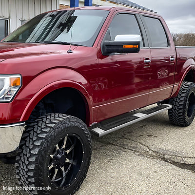 6.5in. Running Boards Step Nerf Bar <br>04-14 Ford F150 Lincoln Mark LT Crew Cab