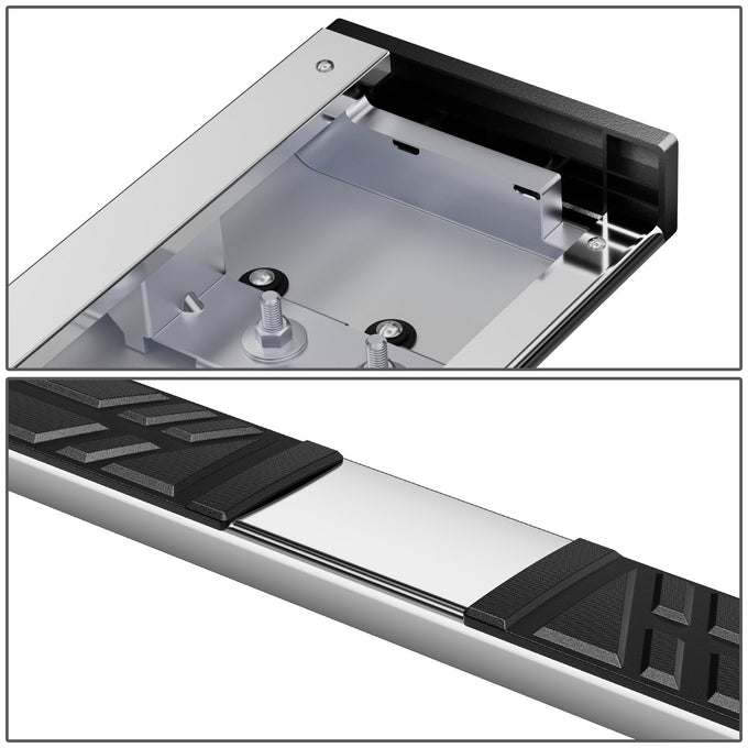6.5in. Side Running Boards Pedal Step Nerf Bar <br>04-14 Ford F150 Extended Cab