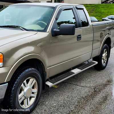 6.5in. Side Running Boards Pedal Step Nerf Bar <br>04-14 Ford F150 Extended Cab