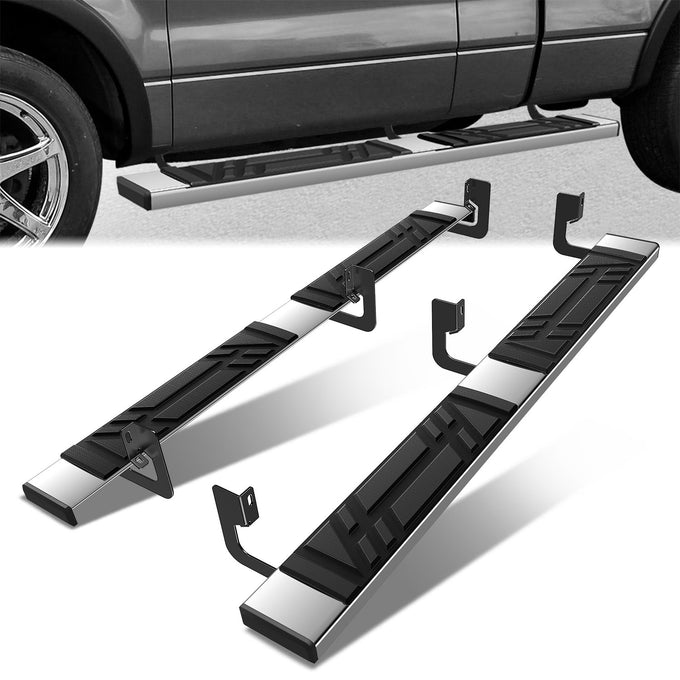 6.5in. Running Boards Step Bar <br>04-14 Ford F150 Lincoln Mark LT Regular Cab