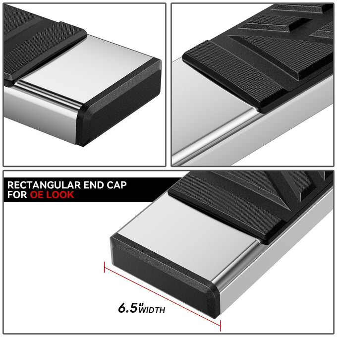 6.5in. Running Boards Step Bar <br>04-14 Ford F150 Lincoln Mark LT Regular Cab