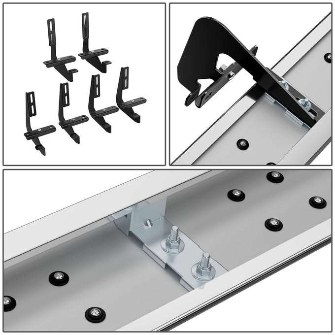 6.5in. Running Board Side Step Bar <br>15-25 Ford F250 F350 Super Duty Crew Cab
