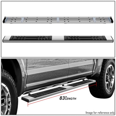 6.5in. Running Board Side Step Bar <br>15-25 Ford F250 F350 Super Duty Crew Cab
