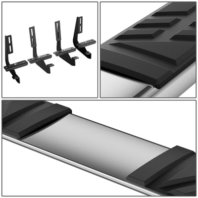 6.5 in. W Flat Step Bar Running Boards <br> 15-24 Ford F-150 F-250 F-350 Super Duty