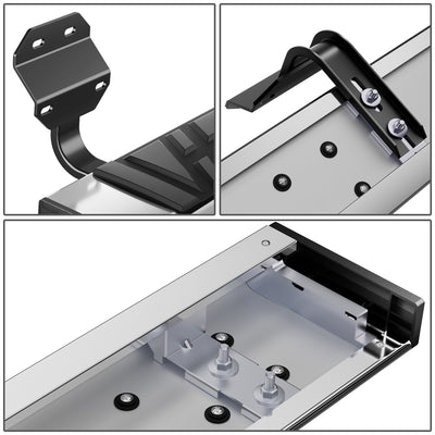 6.5 in. W Flat Step Bar Running Boards <br> 15-24 Ford F-150 F-250 F-350 Super Duty Extended Cab
