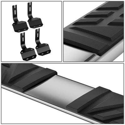 6.5 in. W Flat Step Bar Running Boards <br> 15-24 Ford F-150 F-250 F-350 Super Duty Standard Cab
