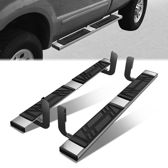 6.5in. Side Step Bar Running Boards <br>99-16 Ford F250 F350 F450 SD Regular Cab