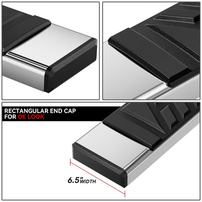 6.5in. Side Step Bar Running Boards <br>99-16 Ford F250 F350 F450 SD Regular Cab