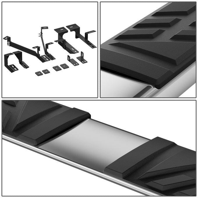 6.5 in. W Flat Step Bar Running Boards <br> 14-19 Toyota Highlander