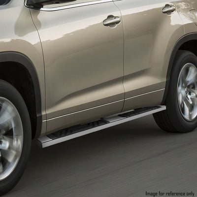 6.5 in. W Flat Step Bar Running Boards <br> 14-19 Toyota Highlander