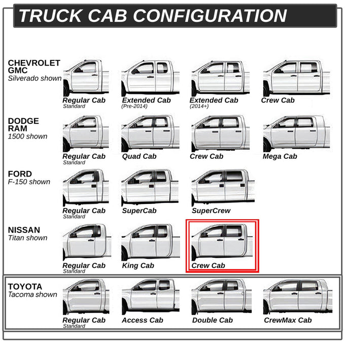 6.5 in. W Flat Step Bar Running Boards <br> 04-15 Nissan Titan Crew Cab
