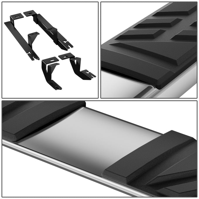6.5 in. W Flat Step Bar Running Boards <br> 15-21 Lexus NX200t NX300 NX300h