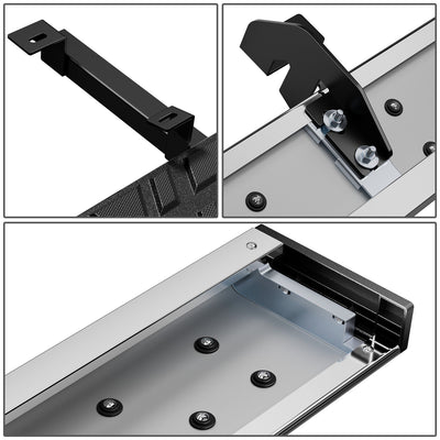 6.5 in. W Flat Step Bar Running Boards <br> 15-21 Lexus NX200t NX300 NX300h