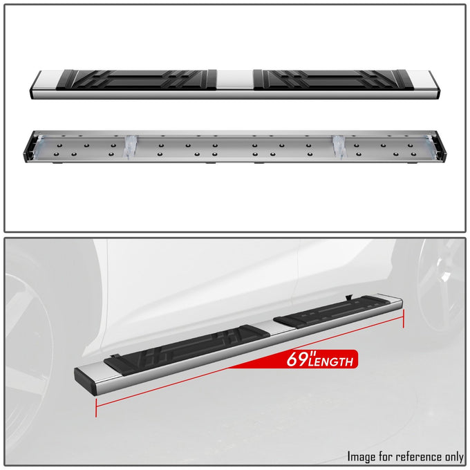 6.5 in. W Flat Step Bar Running Boards <br> 15-21 Lexus NX200t NX300 NX300h