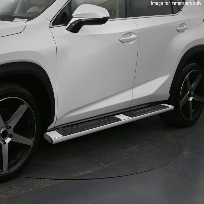 6.5 in. W Flat Step Bar Running Boards <br> 15-21 Lexus NX200t NX300 NX300h