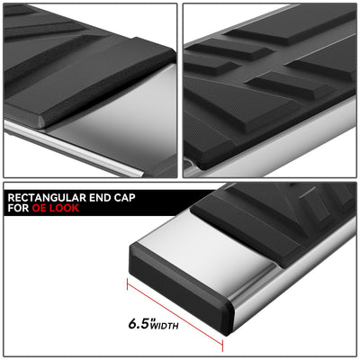 6.5 in. W Flat Step Bar Running Boards <br> 22-24 Mitsubishi Outlander