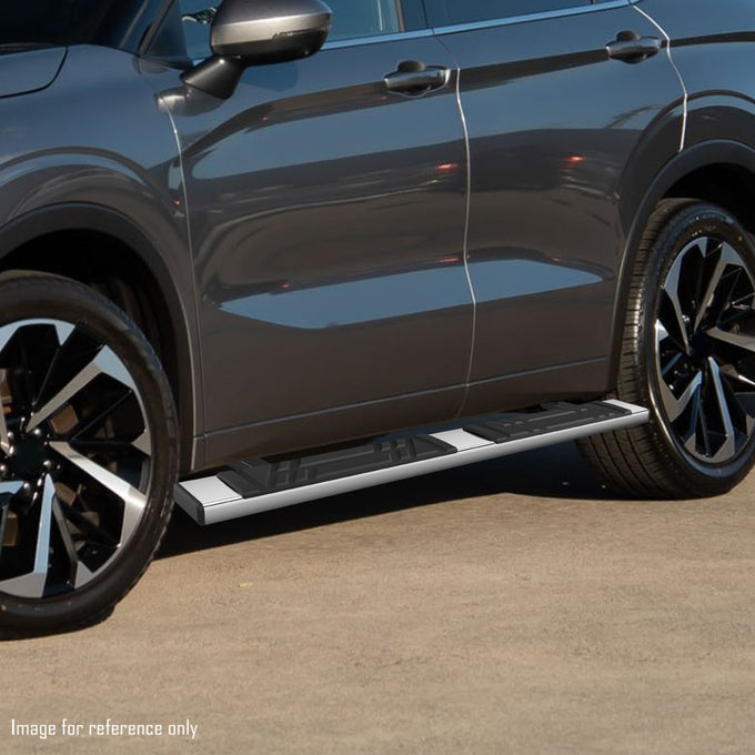 6.5 in. W Flat Step Bar Running Boards <br> 22-24 Mitsubishi Outlander