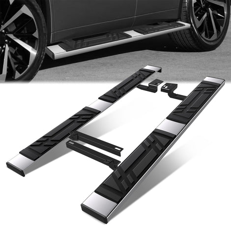 6.5 in. W Flat Step Bar Running Boards <br> 22-24 Mitsubishi Outlander