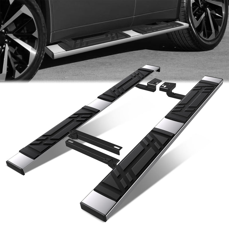 6.5 in. W Flat Step Bar Running Boards <br> 22-24 Mitsubishi Outlander