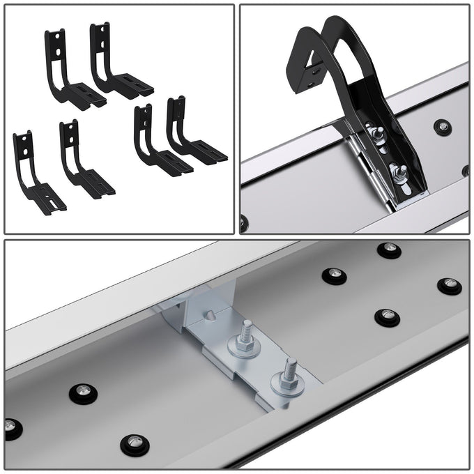6.5 in. W Flat Step Bar Running Boards <br> 05-12 Nissan Pathfinder