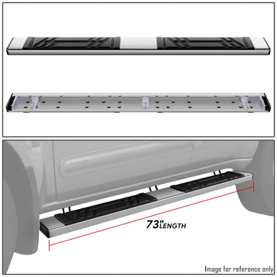 6.5 in. W Flat Step Bar Running Boards <br> 05-12 Nissan Pathfinder