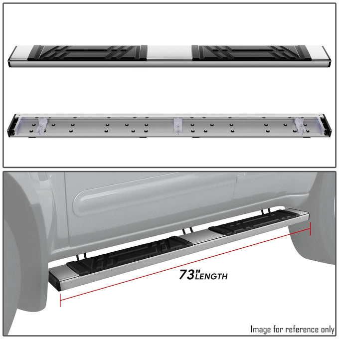 6.5 in. W Flat Step Bar Running Boards <br> 05-12 Nissan Pathfinder