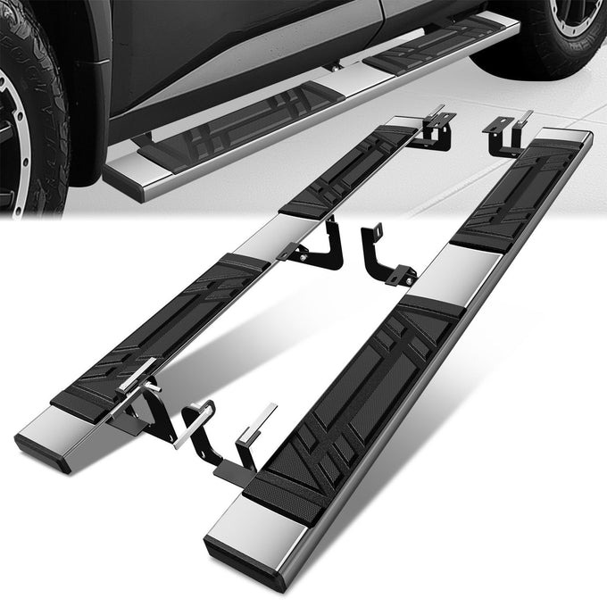 6.5 in. W Flat Step Bar Running Boards <br> 22-24 Nissan Pathfinder
