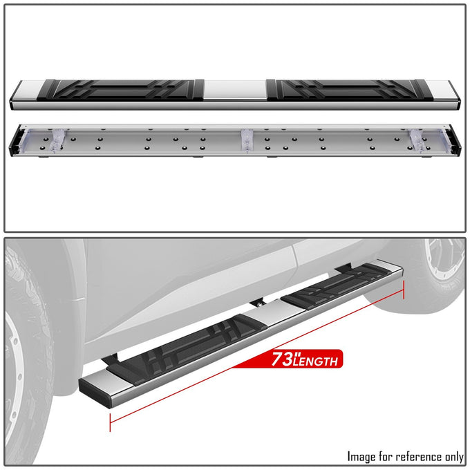 6.5 in. W Flat Step Bar Running Boards <br> 22-24 Nissan Pathfinder