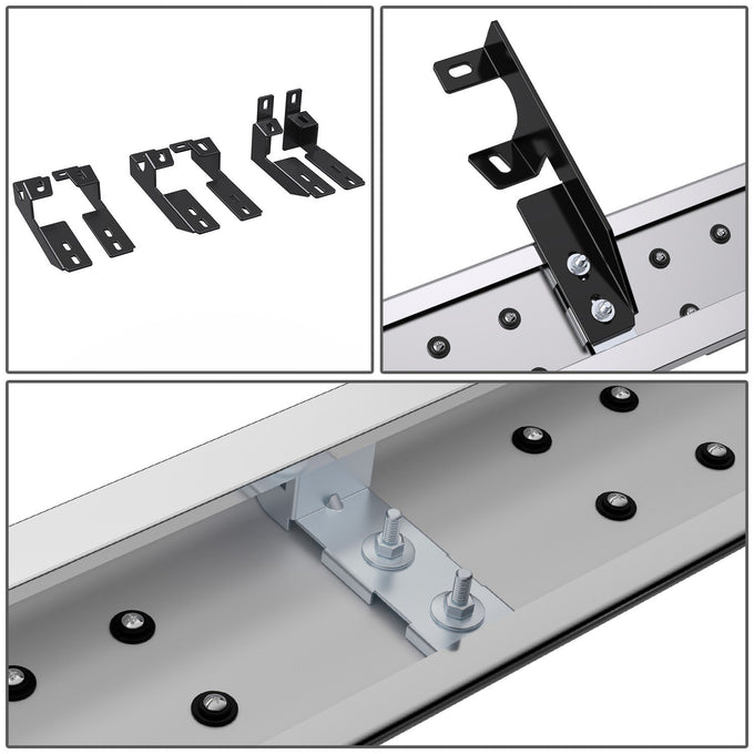 6.5 in. W Flat Step Bar Running Boards <br> 09-15 Honda Pilot, 07-13 Acura MDX