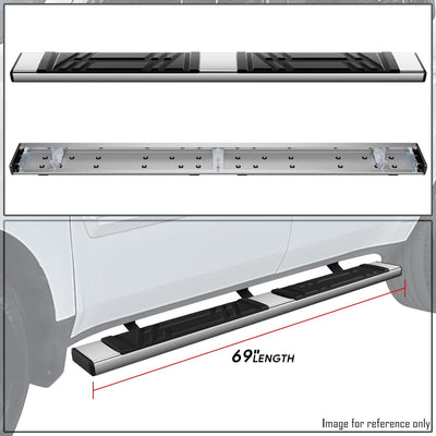 6.5 in. W Flat Step Bar Running Boards <br> 09-15 Honda Pilot, 07-13 Acura MDX
