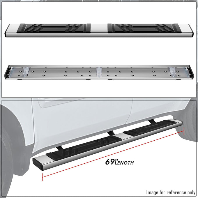6.5 in. W Flat Step Bar Running Boards <br> 09-15 Honda Pilot, 07-13 Acura MDX
